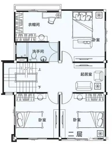 3层自建房 占地7米x10米 带露台 含平面图