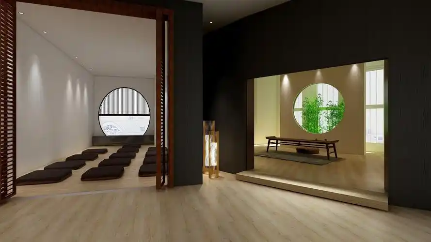 禅茶空间设计-于一所缘境系念寂静·正审思虑,便是禅.