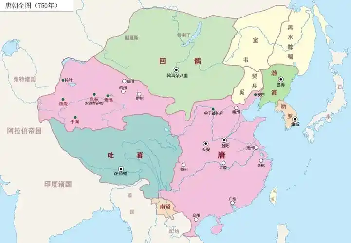 通过12张地图了解唐朝疆域的变迁