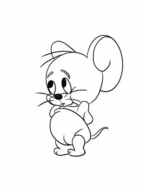 猫和老鼠简笔画