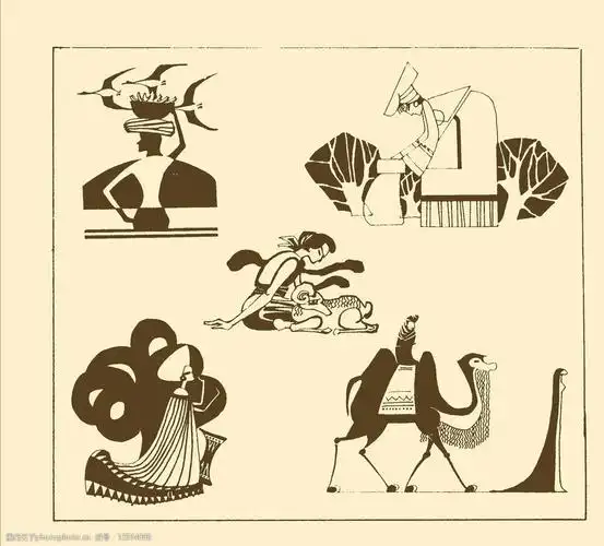 关键词:人物装饰画 人物 装饰画 装饰 图案 纹样 插画 psd分层素材 源