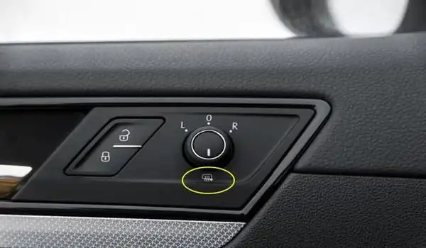 后视镜加热开关的图标是什么样的?