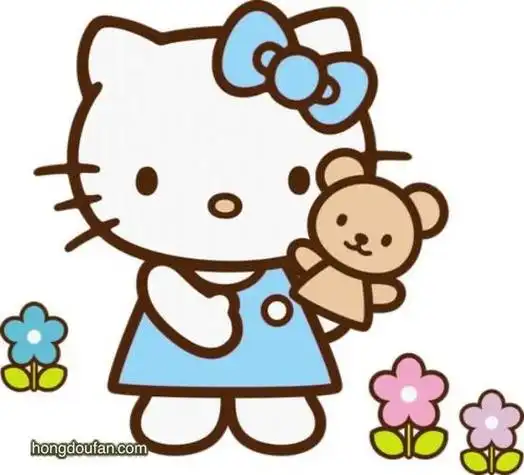 hellokitty简笔画的画法步骤教程怎么画简笔画教程hel