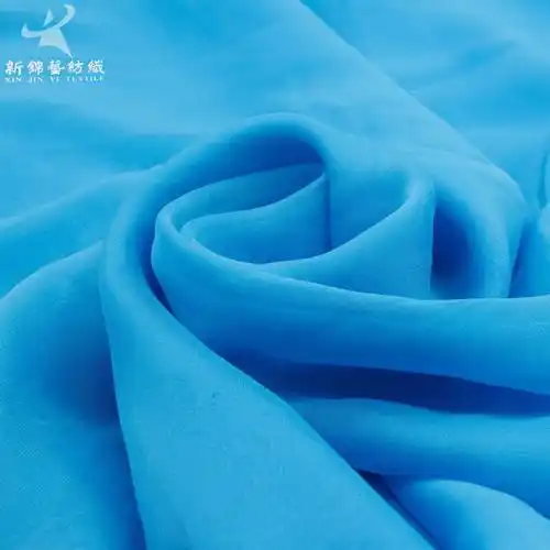 30d天丝雪纺 涤纶女装轻薄柔软透明连衣裙面料 厂家直供仓库现货