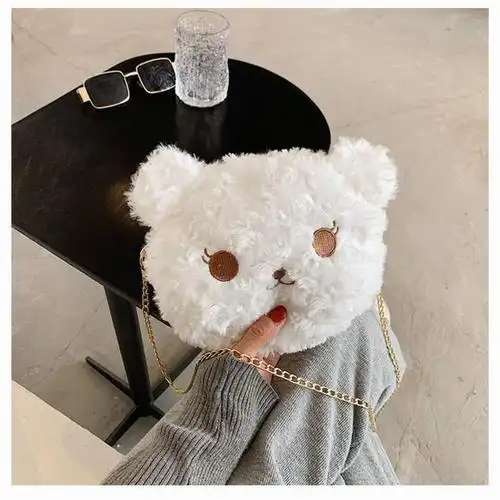 软妹玩偶lolita包毛绒斜挎包女可爱小包包jk日系小挎包洛丽塔胸包