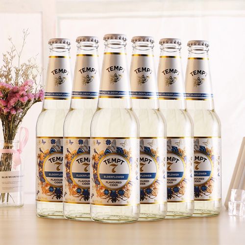 tempt 诱惑 7号接骨木味西打酒 2瓶0633.6天猫精选去购买