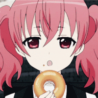 qq动漫吃东西动态图萌