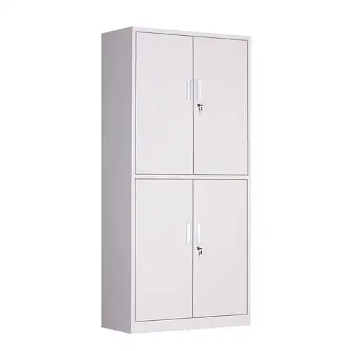 兴福隆钢制文件柜档案柜财务凭证柜带锁储物柜铁皮柜书柜通双节文件柜