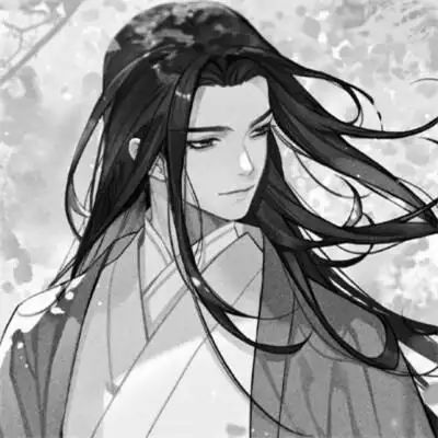 漫画古风男生头像黑白高清图片_男生动漫头像_头像屋