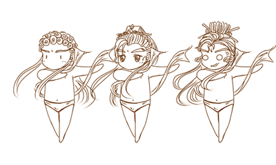 萌娃跳舞魔性手绘gif动图_动态图_表情包下载_soogif