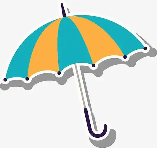 卡通雨伞素材