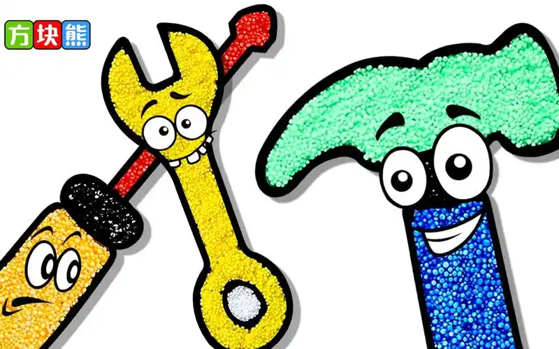 diy手工制作工具小帮手螺丝刀扳手和锤子