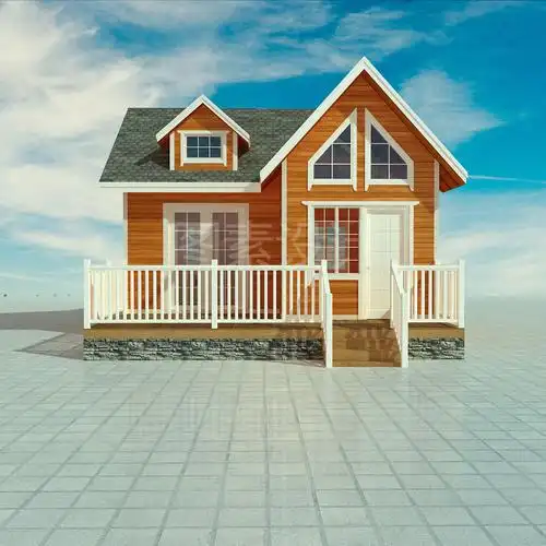 图集分享一栋自己画的小木屋效果图,带平面图及3dmax源文件本款木屋为