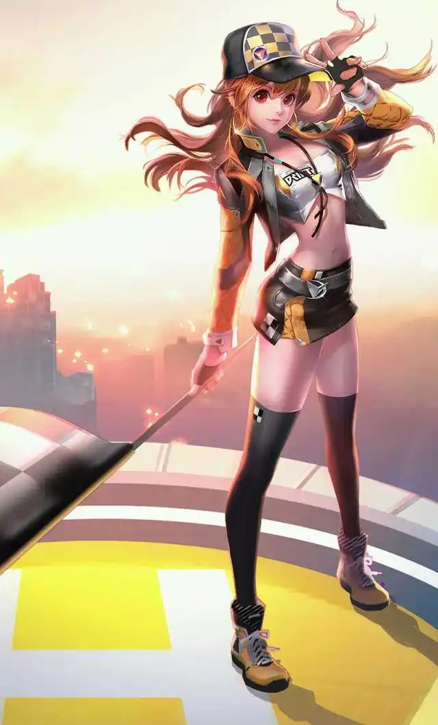 qq飞车小橘子,图片大全!