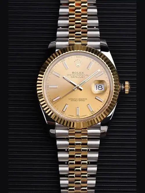 劳力士新款日志126333黄金及钢41mm