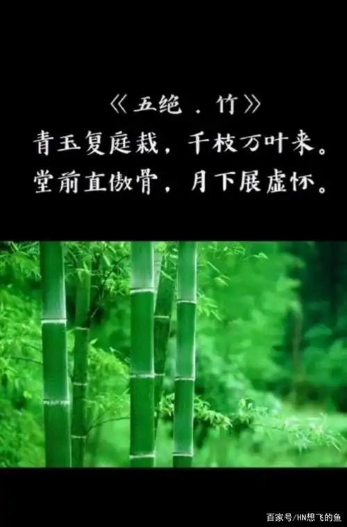 《五绝 .竹》原创诗词