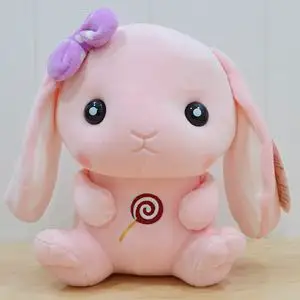 可爱兔子毛绒玩具泡泡兔公仔长耳玩偶布娃娃创意抱枕儿童玩具女孩