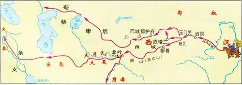 汉代丝绸之路(图源搜狐)