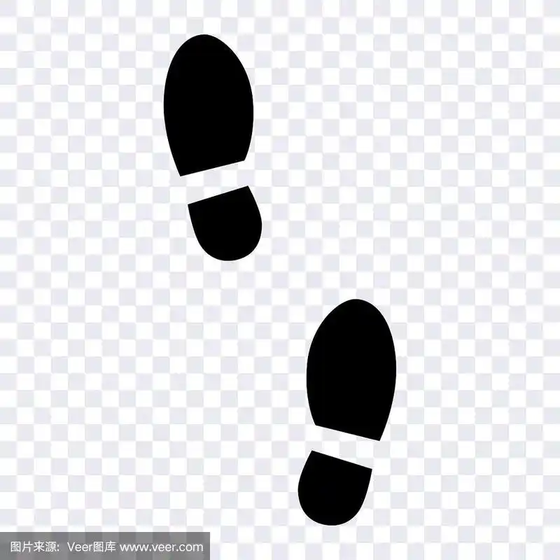 以男士鞋印为设计模板,男士鞋印矢量