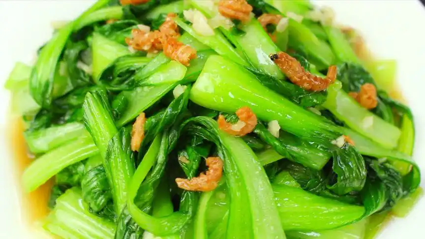 做海米油菜时,油菜万万不要切,多做这一步,海米和青菜特别鲜香