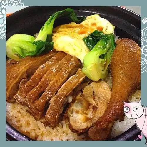广味卤鸭煲仔饭