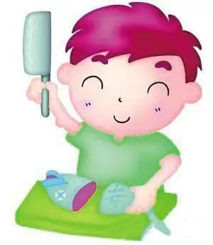 切菜的男人简笔画