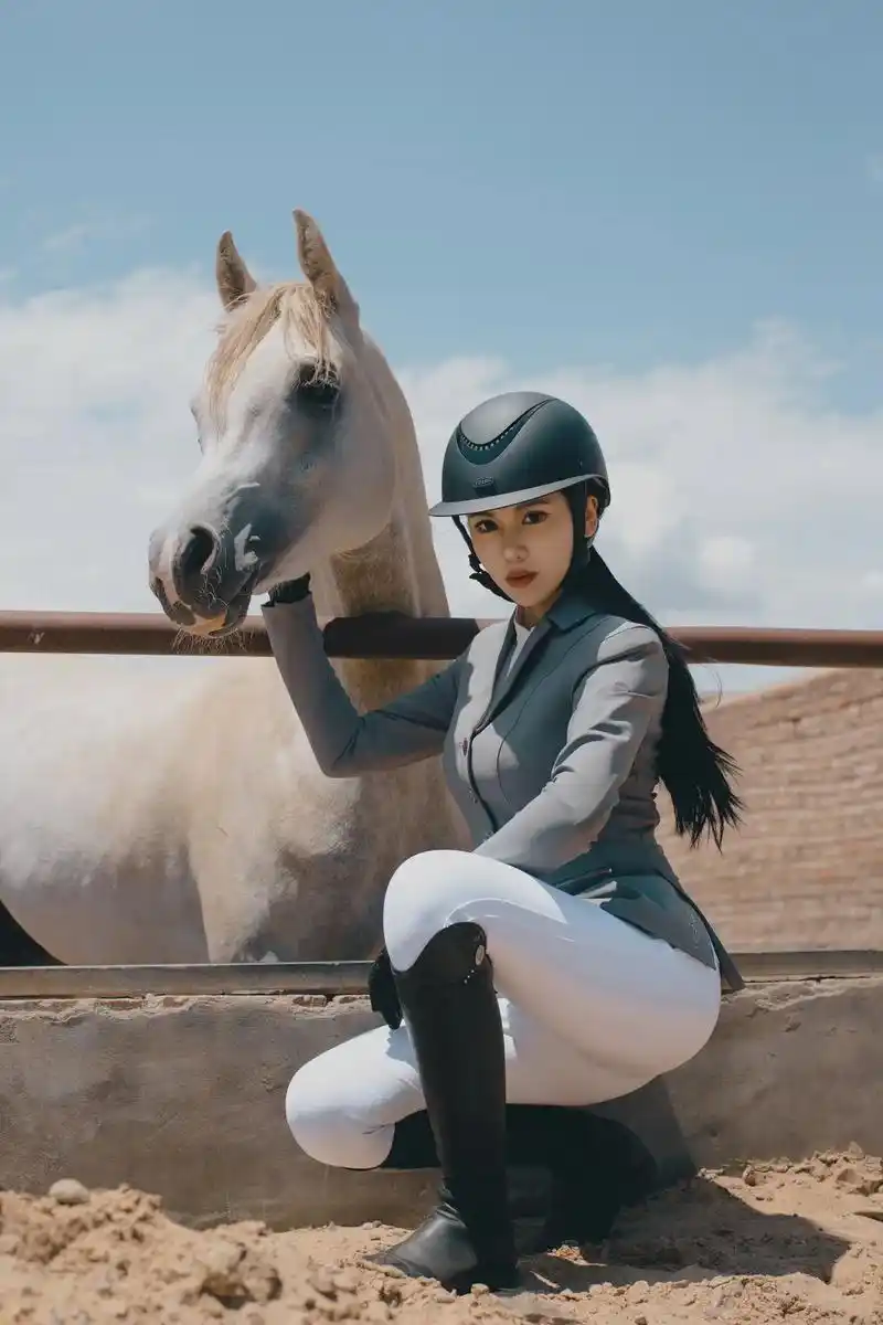 马术女骑就是飒.#马术摄影 #马术运动 #骑马 #爱马的杨大 - 抖音