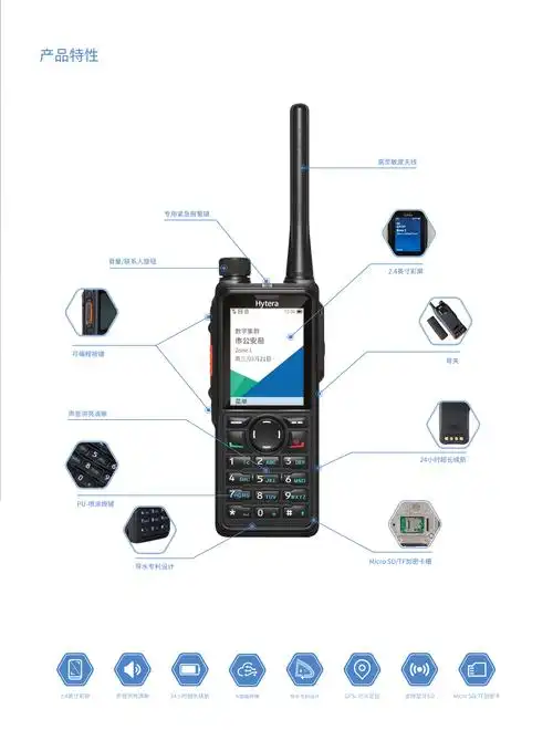 海能达hp780新一代pdt专业数字对讲机