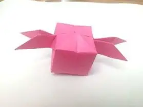 正方形折纸立体圆葫芦