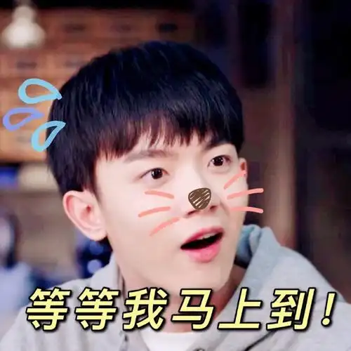 李明德等等我马上到害羞呆萌搞怪gif动图_动态图_表情包下载_soogif