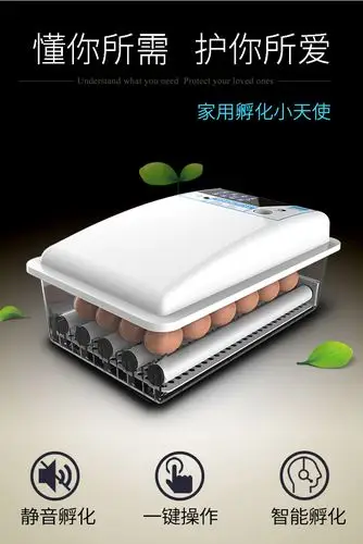 孵化器孵化机孵蛋器小型家用型迷你全自动智能水床孵化箱小鸡鸭鹅 9枚