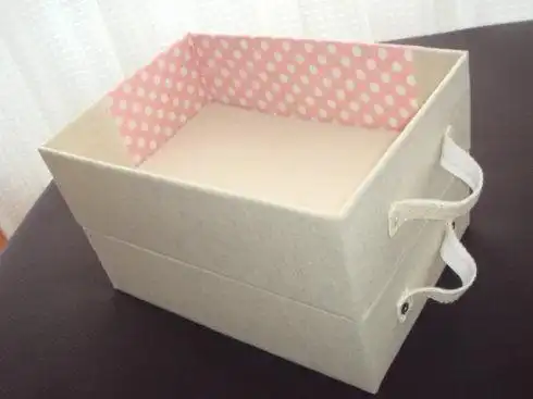 如何手工制作收纳盒?