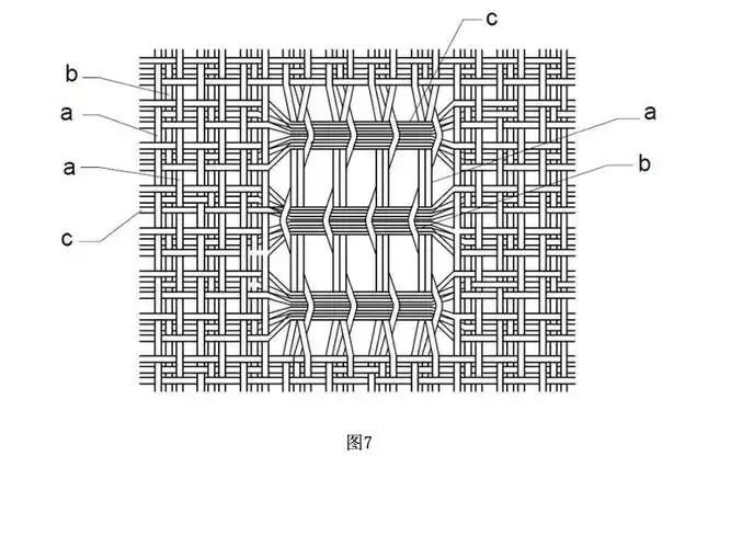 一种用于织取双层透气面料的织机结构