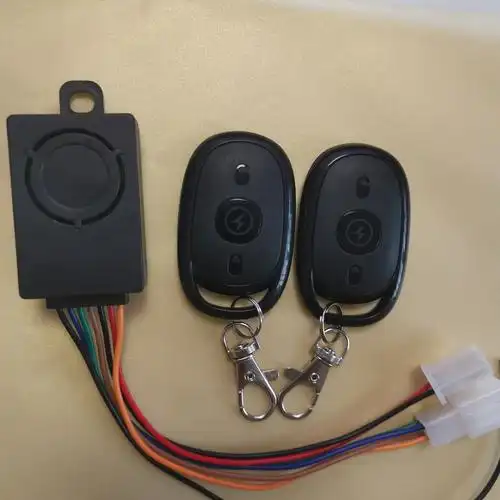 电动车防盗器钥匙启动电机感应震动智能摇控敏睿电动车报警器