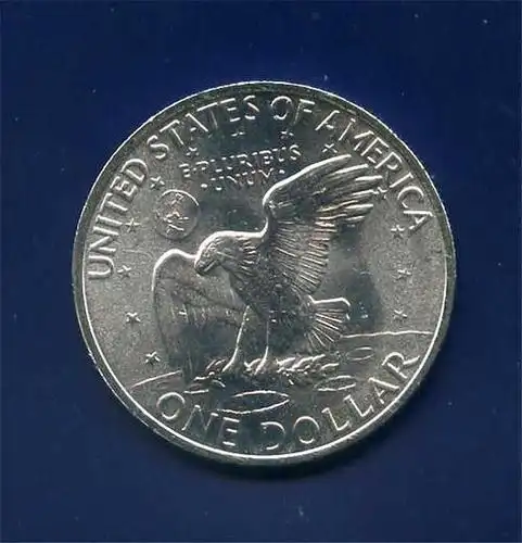 由于鹰(白头海雕)同时也是美国的国鸟,因此在各种与登月相关的硬币