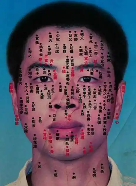 男痣的位置与命运图