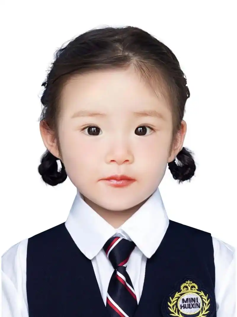 心血来潮提前给女儿自制了一组幼儿园入园证件照,仿佛看到了女儿以后