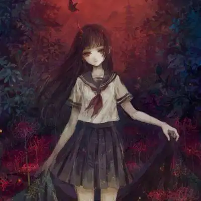 地狱少女阎魔爱卡通头像