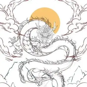 原创插画|四圣兽(1) 青龙