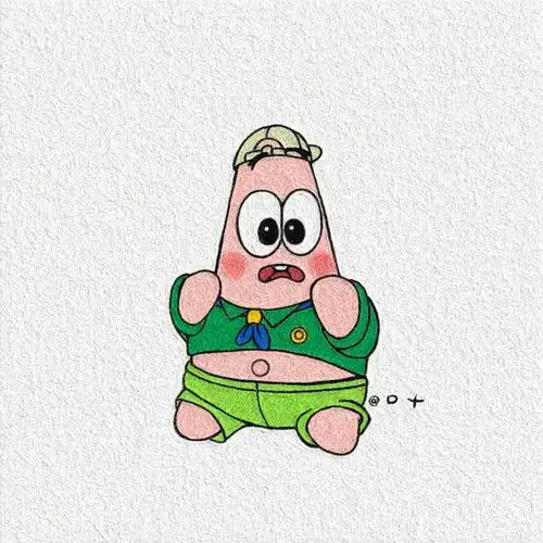 派大星简笔画教程