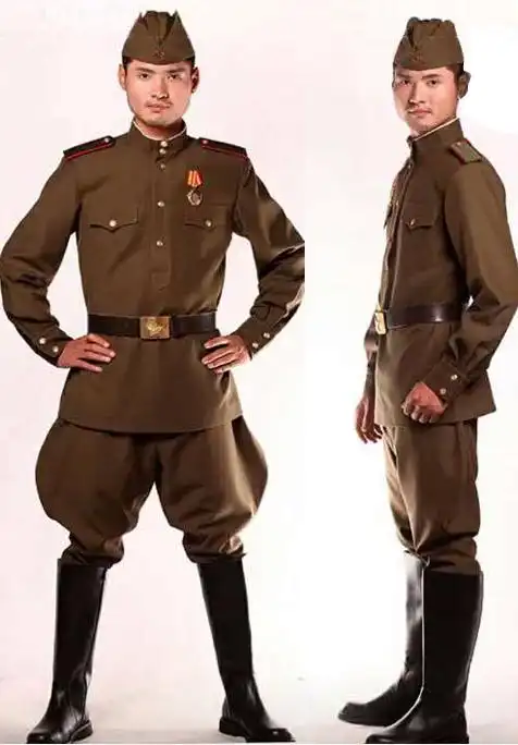 苏联军队服装原苏联红军演出服二战军装喀秋莎前苏联陆军军装