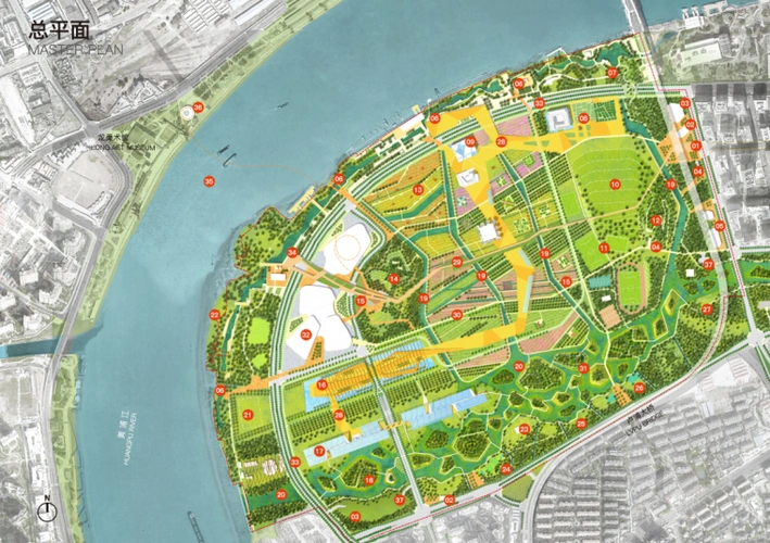 特色滨水文化公园景观设计概念方案