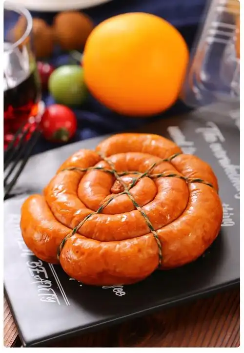 俄罗斯风味香肠无淀粉俄式纯肉盘肠火腿即食下酒菜特产小零食350g