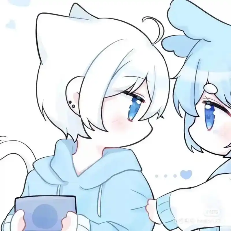 可爱的情侣头像  - 抖音