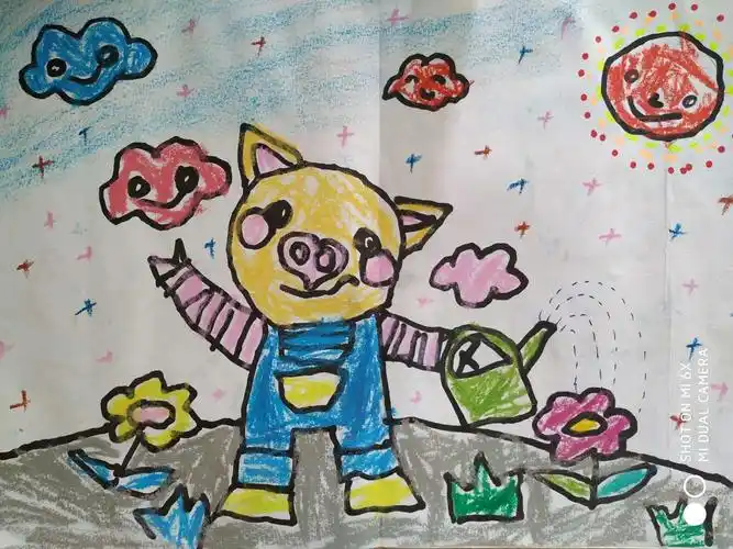 【童心绘童画】宿城区肖桥幼儿园中二班韩梓晴绘画作品集