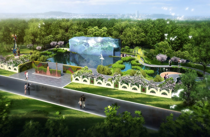 [湖北]生态园博会西南区城市园景观设计方案(18座展园设计)-公园景观