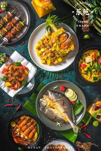 东南亚美食菜单摄影