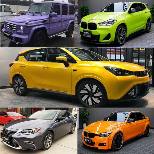 汽车车改色膜灰色系列梦幻火山灰全车膜改色磨砂改色膜