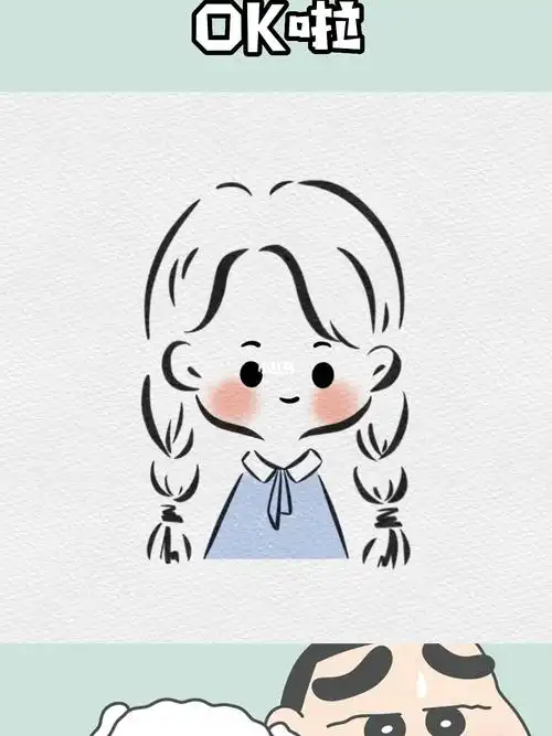 简笔画小仙女0269