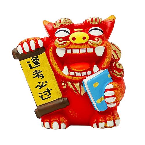 绿野客国潮醒狮摆件 佛山狮三百逢考必过金榜题名考研上岸好运小礼物